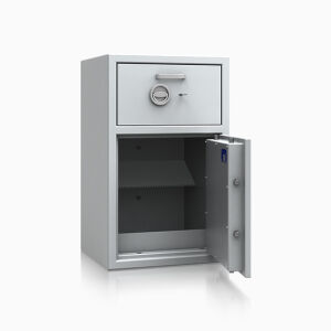 Einwurftresor Modell Bern Deposit  - Kl. D-II mit Gewicht 284, Schublade vorne
