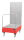 Auffangwanne mit Lochplatte, RAL 3000,