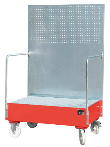 Auffangwanne mit Lochplatte, RAL 3000,