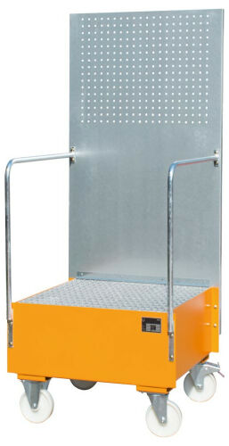 Auffangwanne mit Lochplatte, RAL 2000,