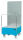 Auffangwanne mit Lochplatte, RAL 5012,
