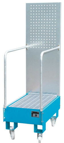 Auffangwanne mit Lochplatte, RAL 5012,