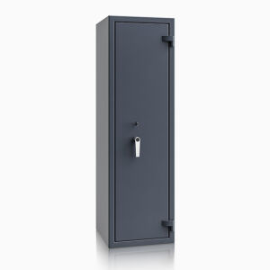 Waffenmehrtweckschrank Klasse 1 ECBS  Modell St.Gallen MAX KOMBI 4 Waffenhalter, + Regalteil H: 1.500 mm