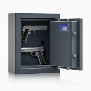 Kurzwaffentresor Klasse 1  Modell SAFE4GUN 2 Stellplätze WH 440 mm Höhe