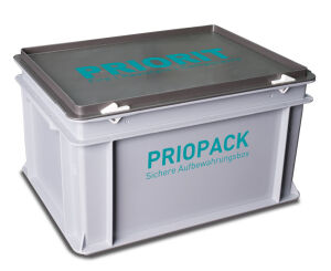 Priopack Lagerbehälter für Lithium-Ionen-Akkus,...
