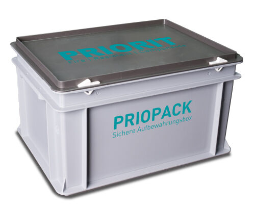 Priopack Lagerbehälter für Lithium-Ionen-Akkus, HxBxT...