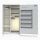 Waffenschrank Klasse 1 ECBS  Modell St.Gallen WF Super Kombi 18 Waffenhalter/Aktenteil , H: 1.550 mm