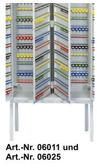 Modelle PASSAU SchlüsselschrankHxBxT 1300x730x250mm 60,00kg940Haken